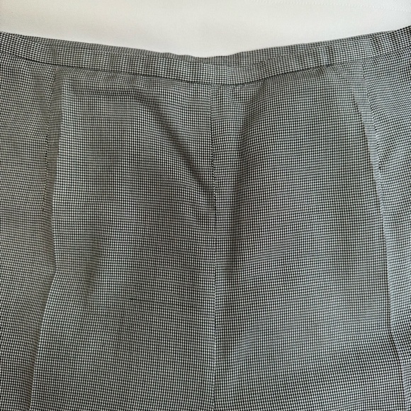 Vintage Ann Taylor Silk Houndstooth Pantsuit Set Petite 8P 10P Lined - Picture 17 of 17